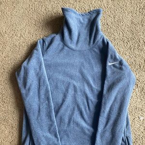 Nike Tech Fleece Funnel Neck L- Blue Pullover